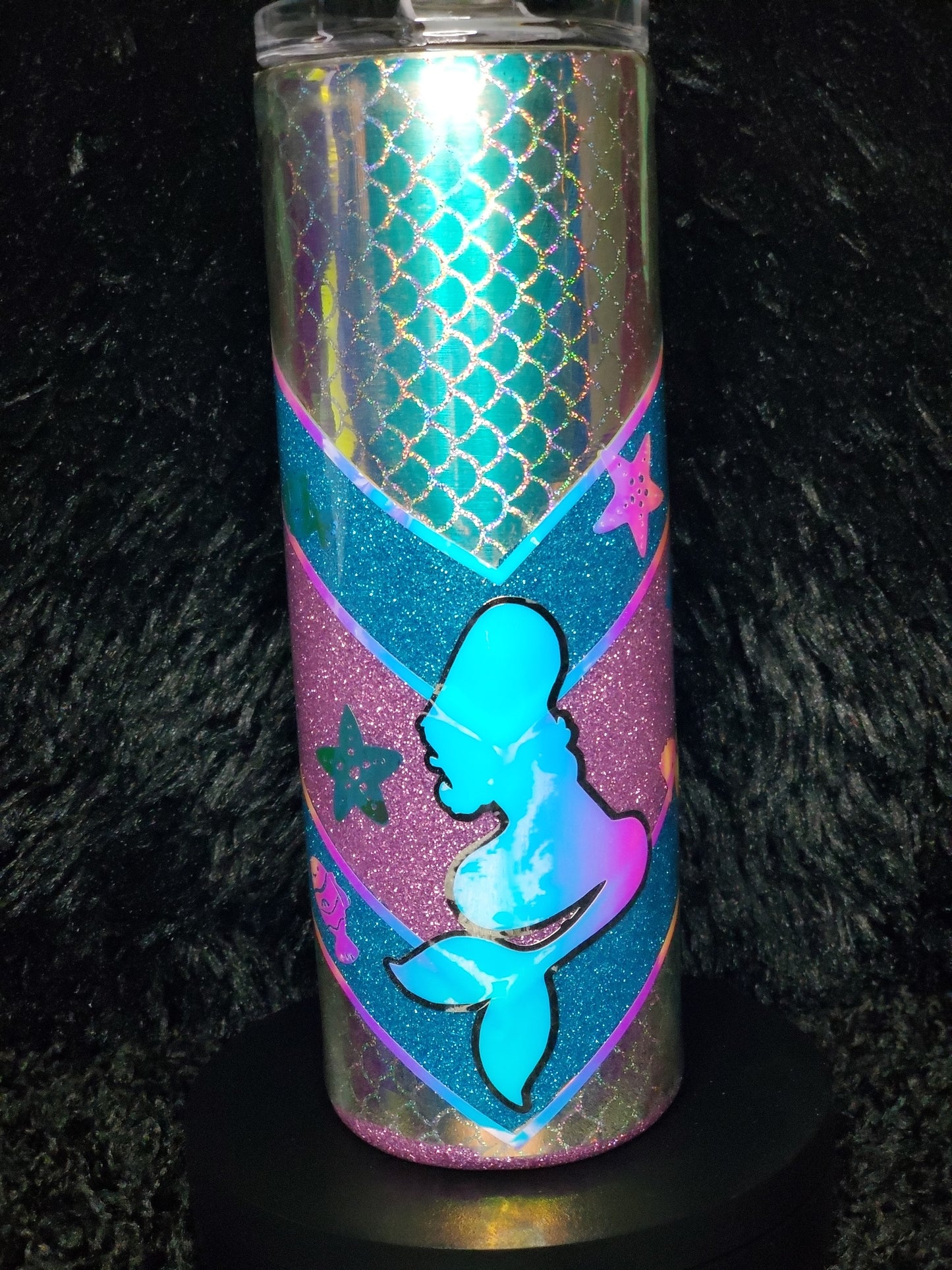 Mermaid Themed Tumbler 20 0z